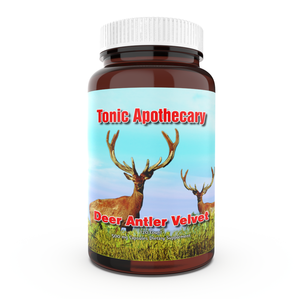 Tonic Apothecary Deer Antler Velvet Capsules 120ct 1 Pack