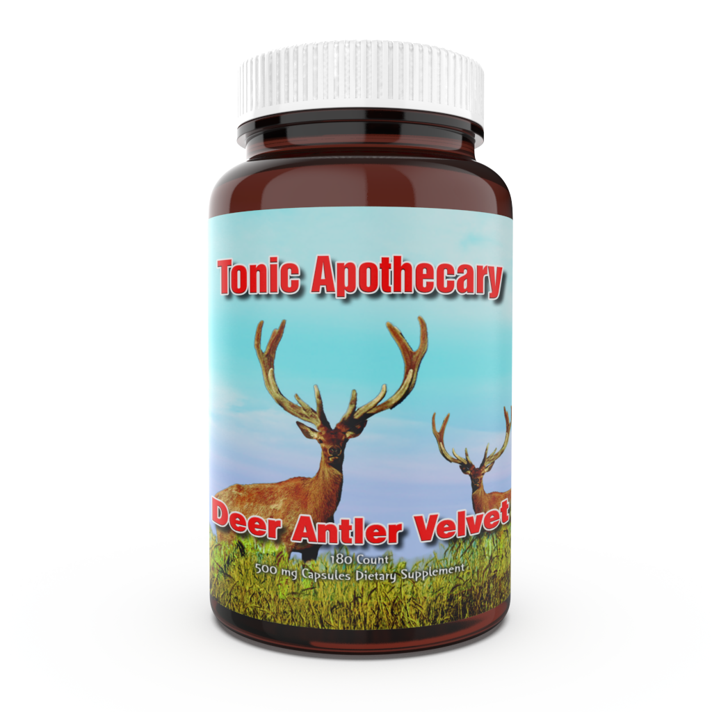 Tonic Apothecary Deer Antler Velvet Capsules 180ct 1 Pack