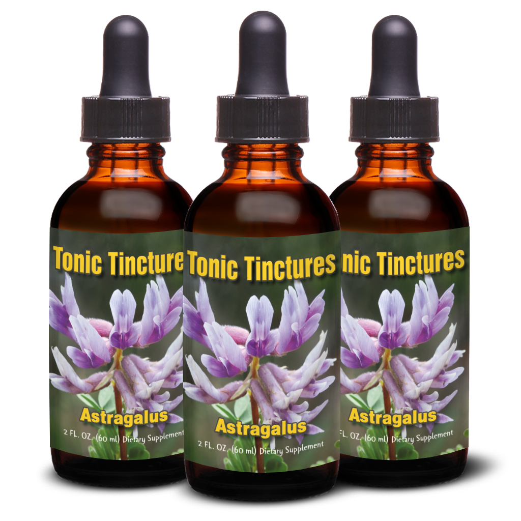 Tonic Tinctures Astragalus Liquid Extract 3 Pack