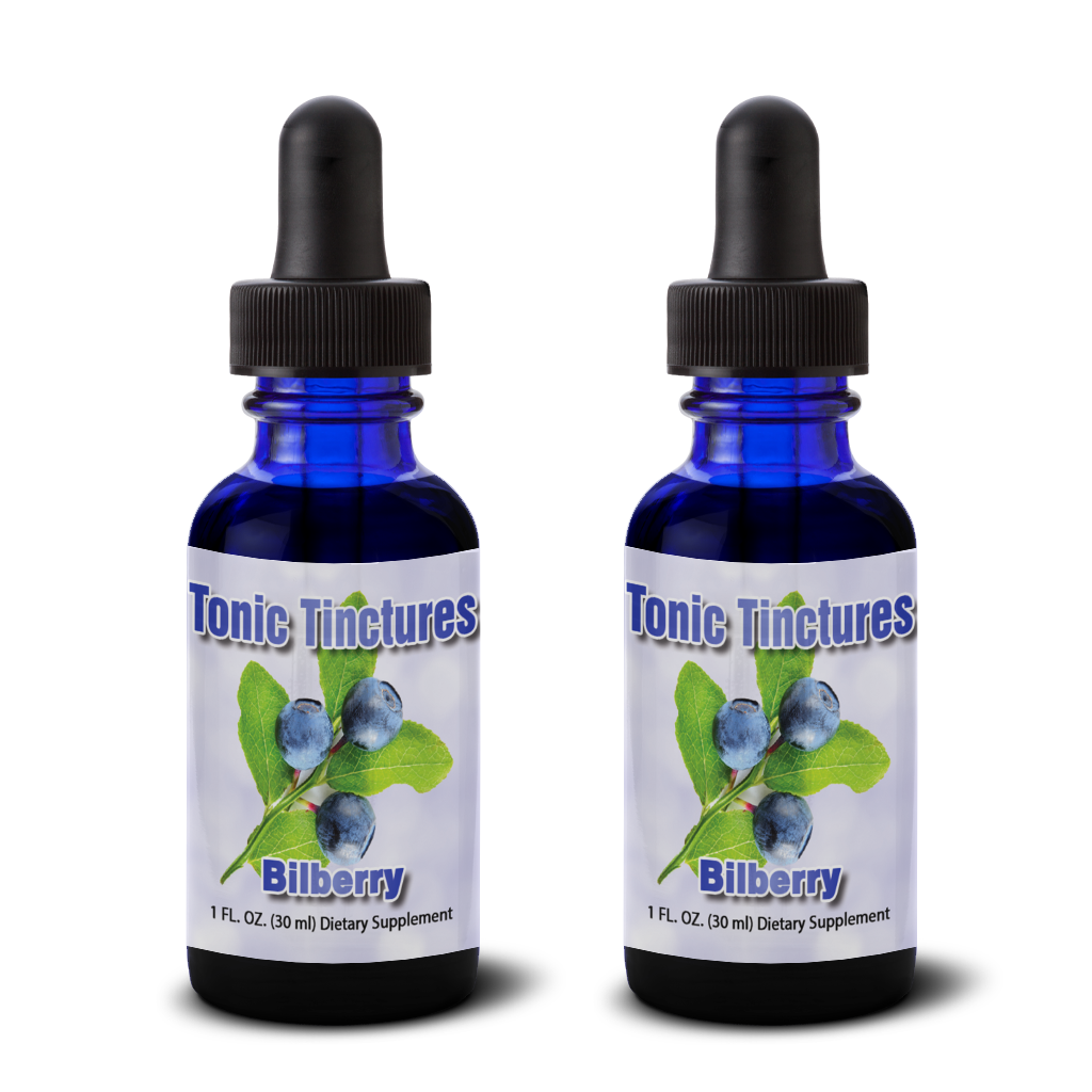 Tonic Tinctures Bilberry Liquid Extract 2 Pack