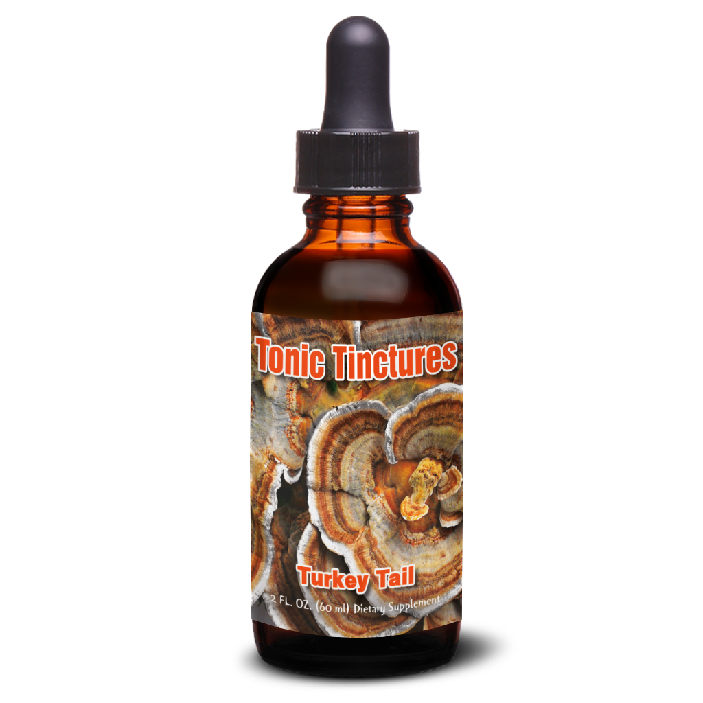 Tonic Tinctures Turkey Tail Mushroom Liquid Extract 1 Pack