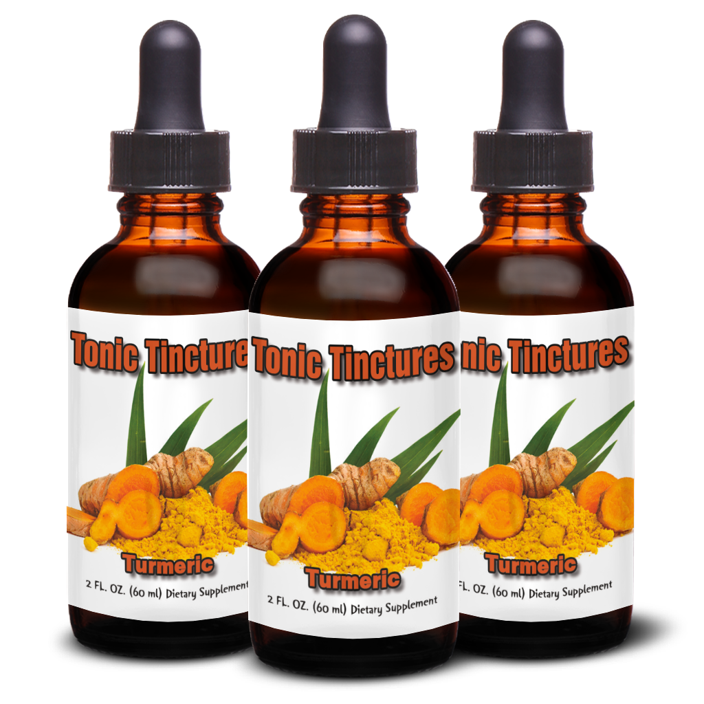 Tonic Tinctures Turmeric Liquid Extract 3 Pack