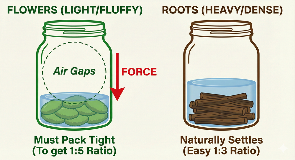 Anatomy of Extraction: Tailoring Ratios to Plant Density & Purpose