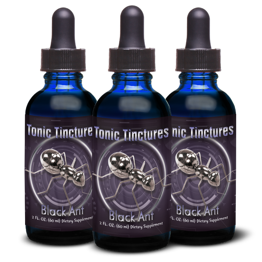 Tonic Tinctures Black Polyrhachis Ant Liquid Extract 3 Pack