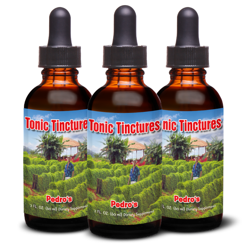Tonic Tinctures Pedro's Jiaogulan Liquid Extract 3 Pack