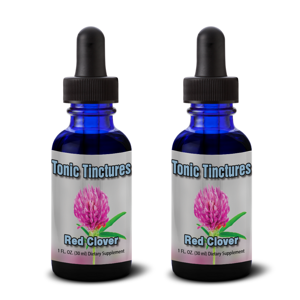 Tonic Tinctures Red Clover Liquid Extract 2 Pack