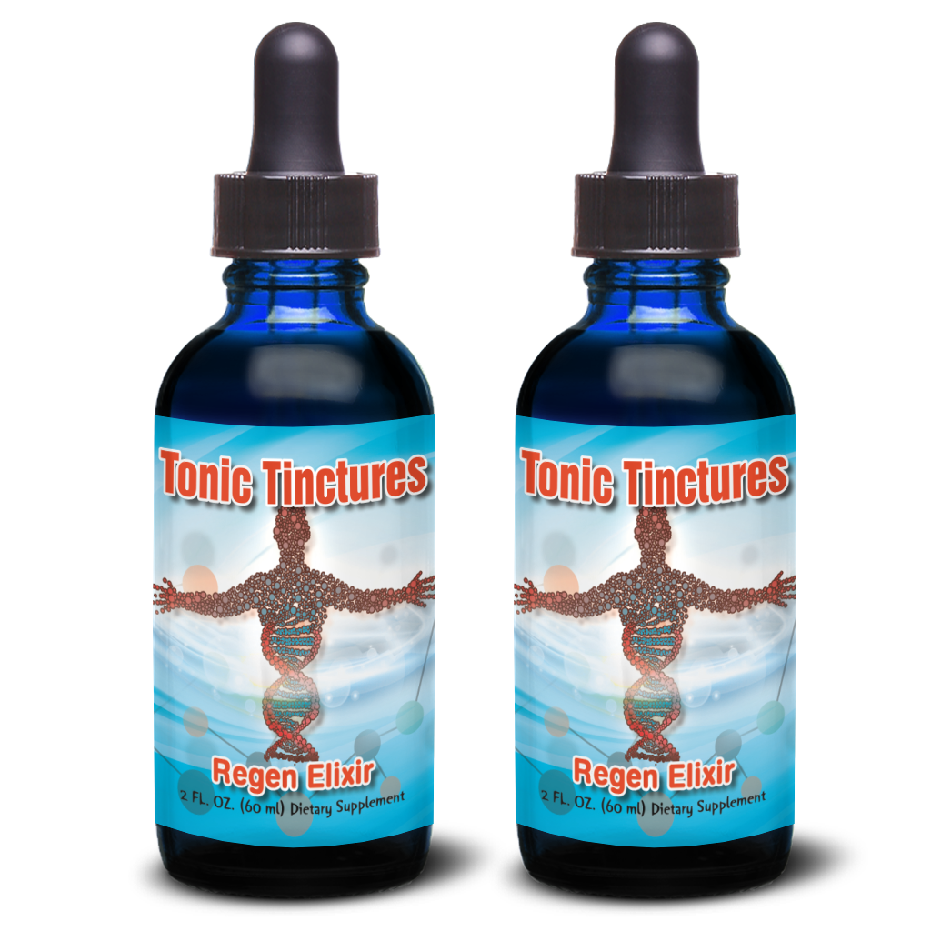 Tonic Tinctures Regen Elixir Liquid Extract 2 Pack