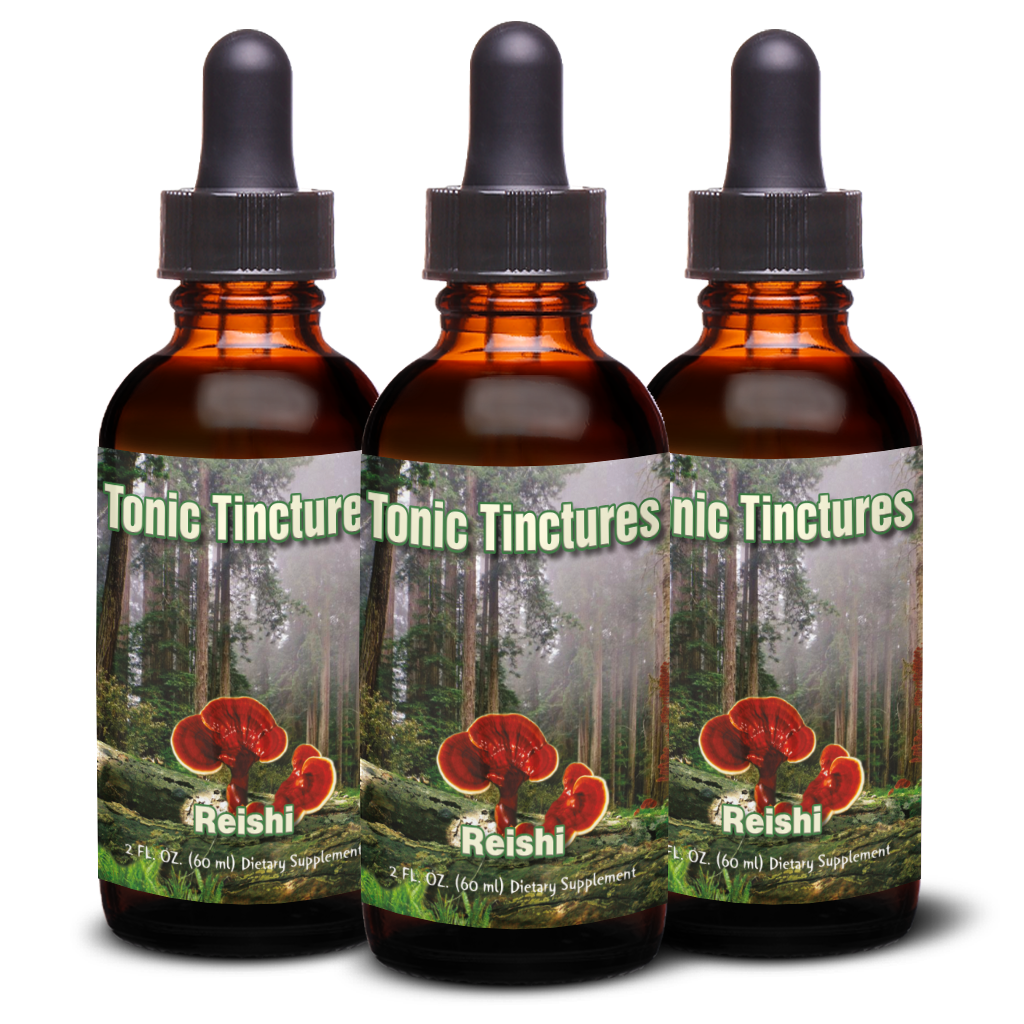 Tonic Tinctures Reishi Liquid Extract 3 Pack