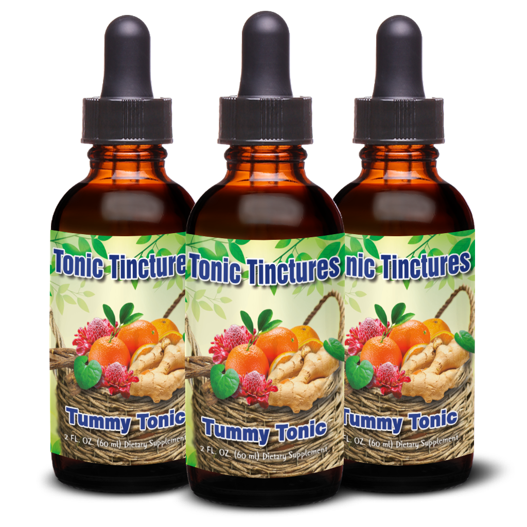 Tonic Tinctures Tummy Tonic Bitter Orange Liquid Extract 3 Pack